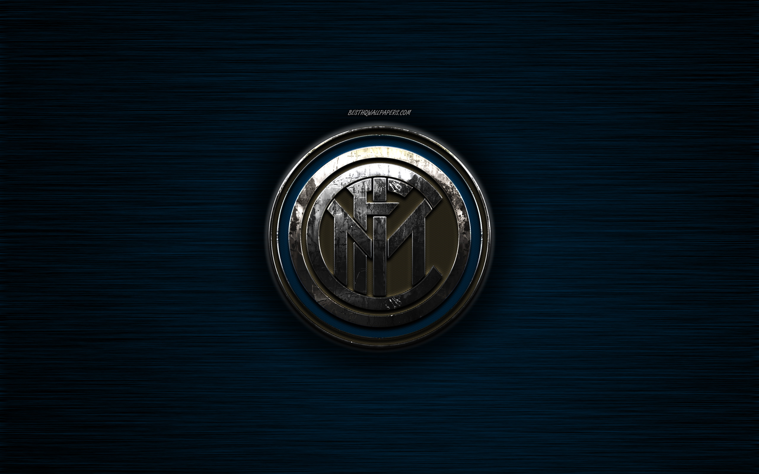 Fc Internazionale, Italian Football Club, Blue Metal - Emblem - HD Wallpaper 