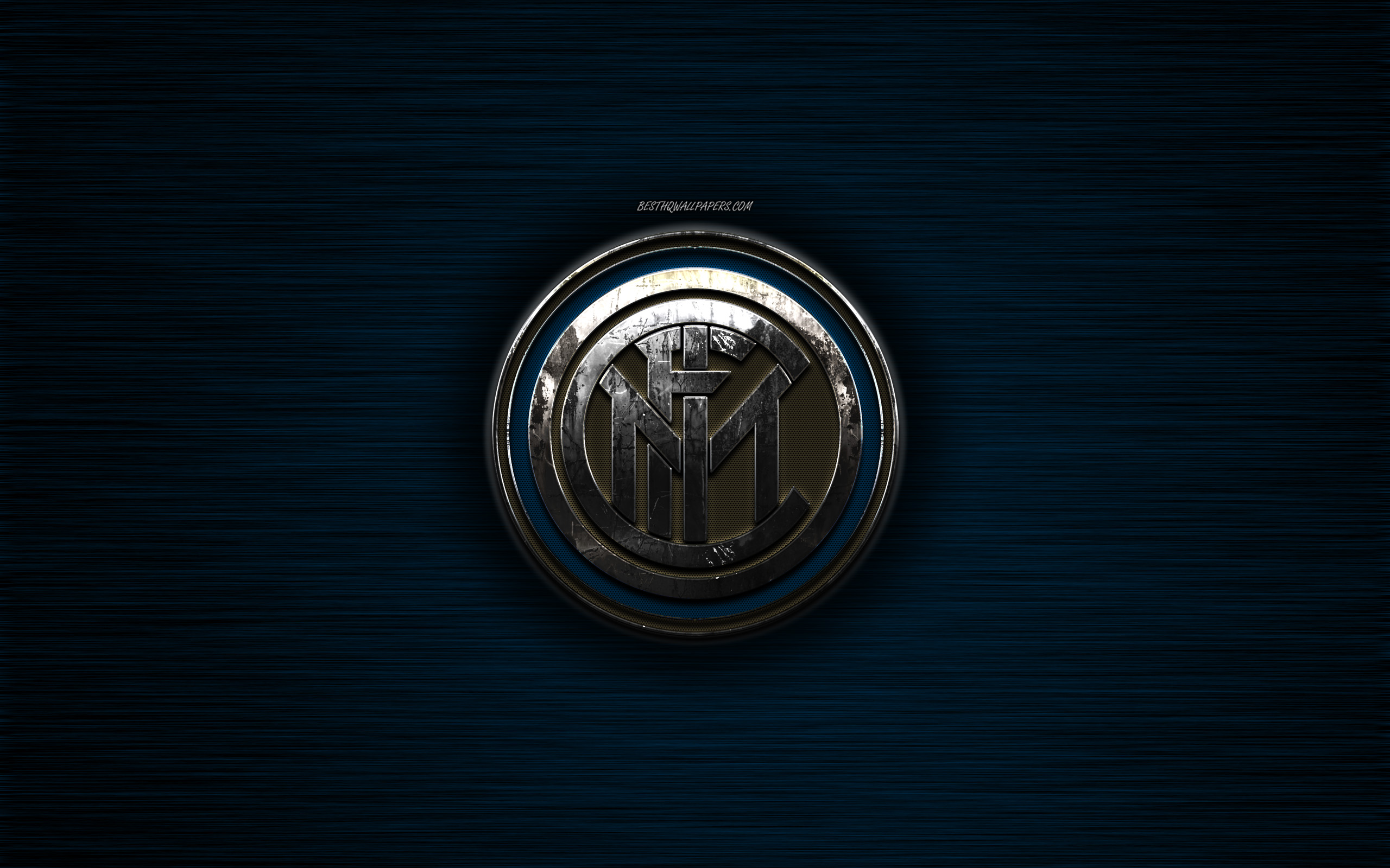 Fc Internazionale, Italian Football Club, Blue Metal - Emblem - HD Wallpaper 