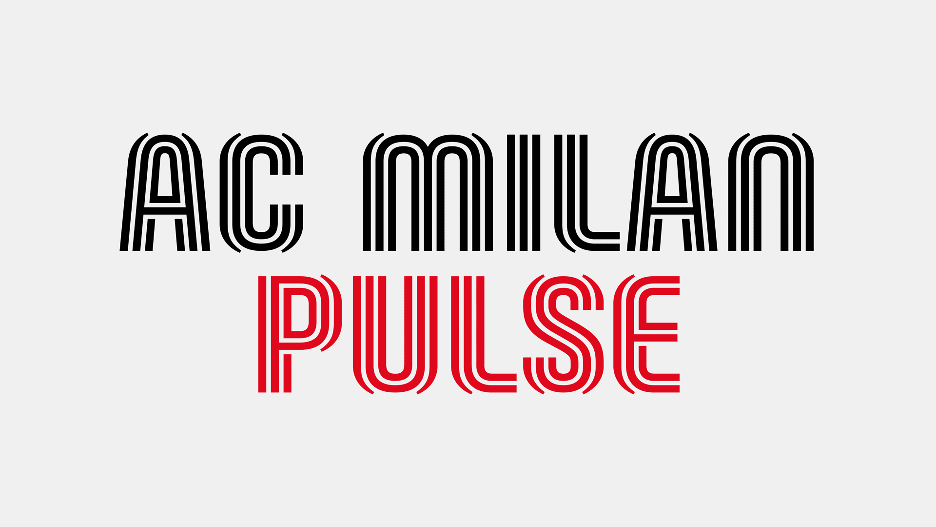 New Identity For A - Ac Milan Font - HD Wallpaper 