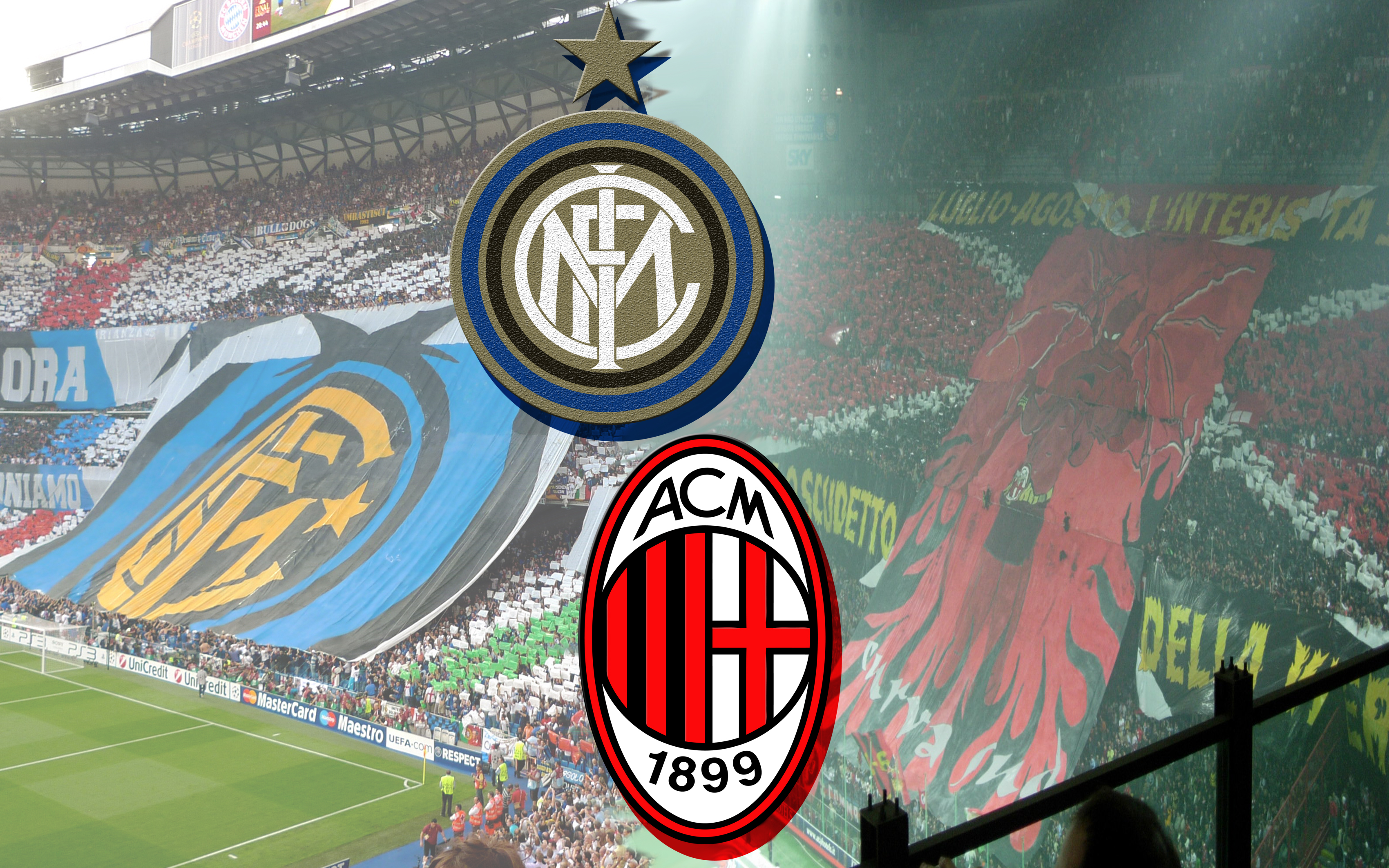 Inter V Ac Milan - HD Wallpaper 