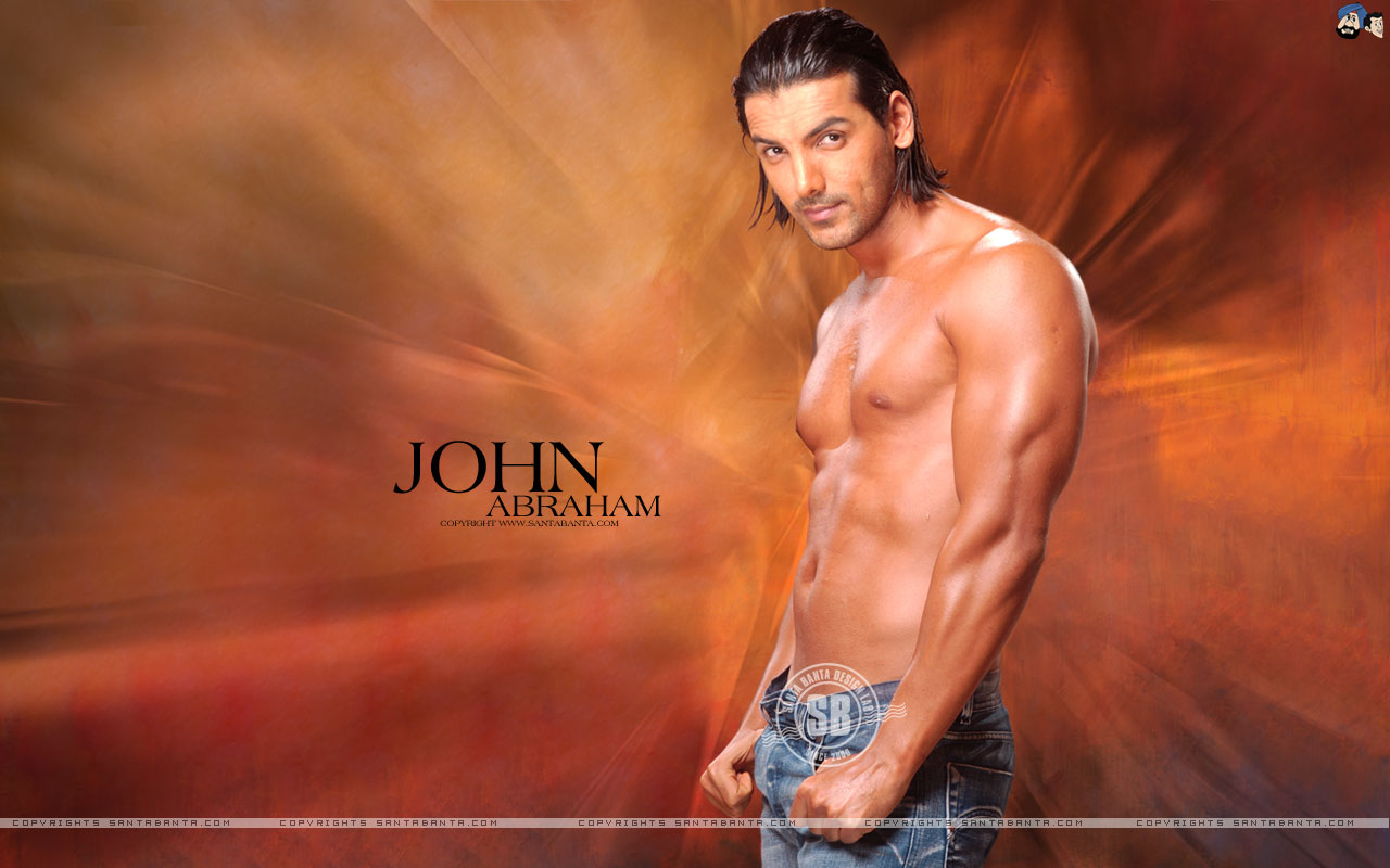 Six Pack Wallpaper Download - John Abraham Long Hair - HD Wallpaper 