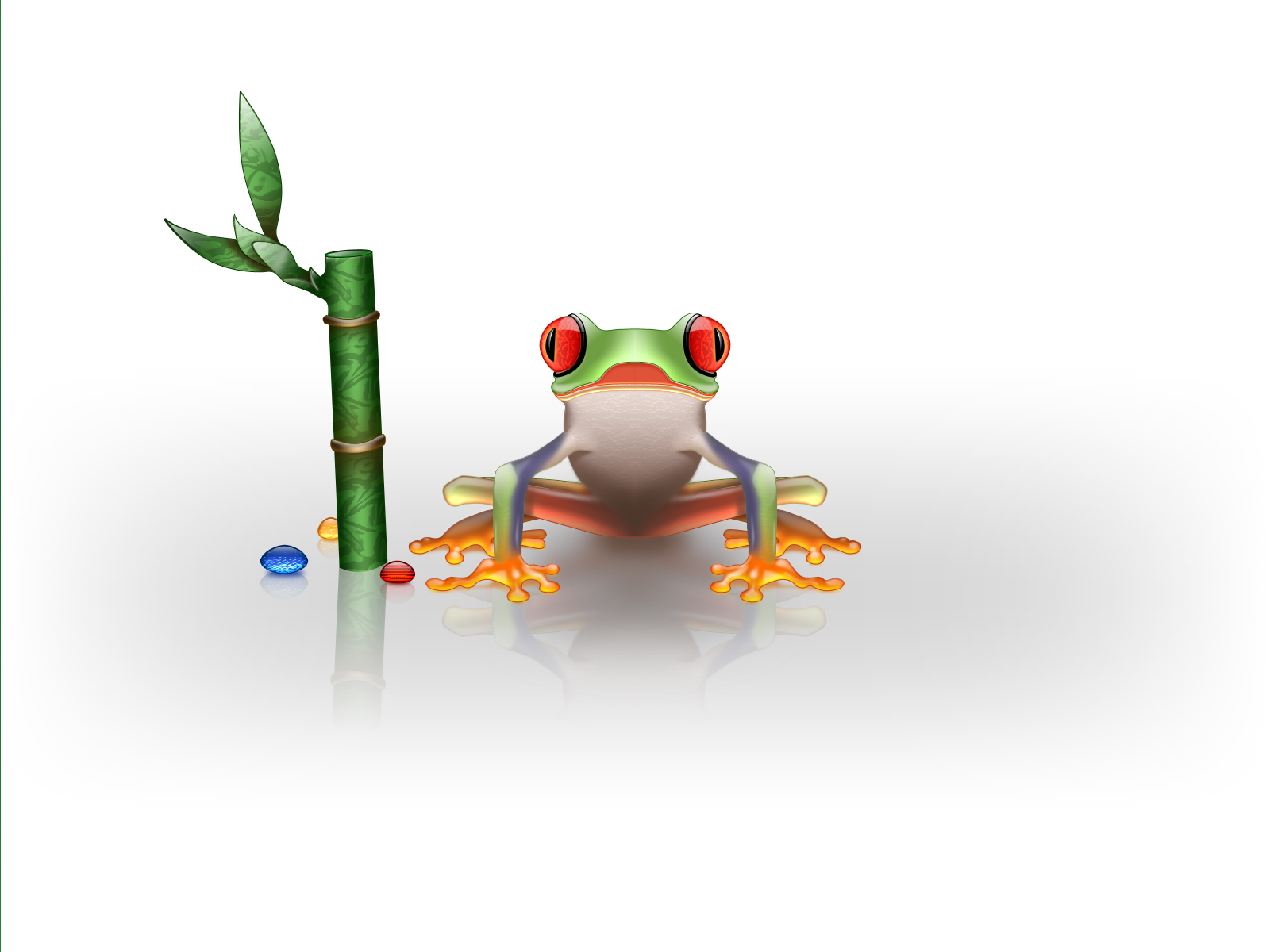 Forg 3d Cartoon Wallpaper Image - 3d Frog - HD Wallpaper 