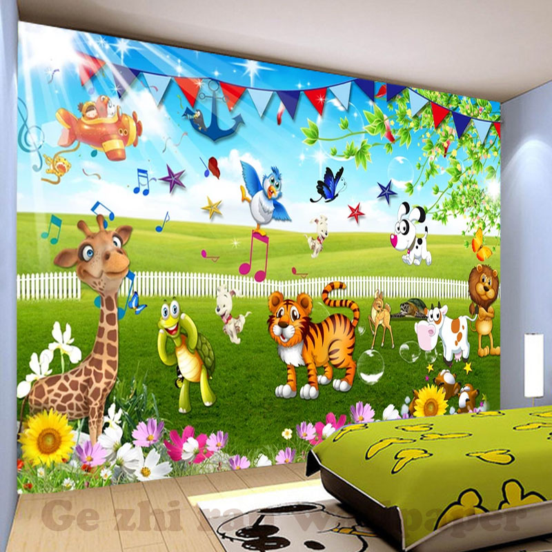 Custom 3d Mural Wallpaper Children Room Wall Covering - Gambar Wallpaper Dinding Kamar - HD Wallpaper 