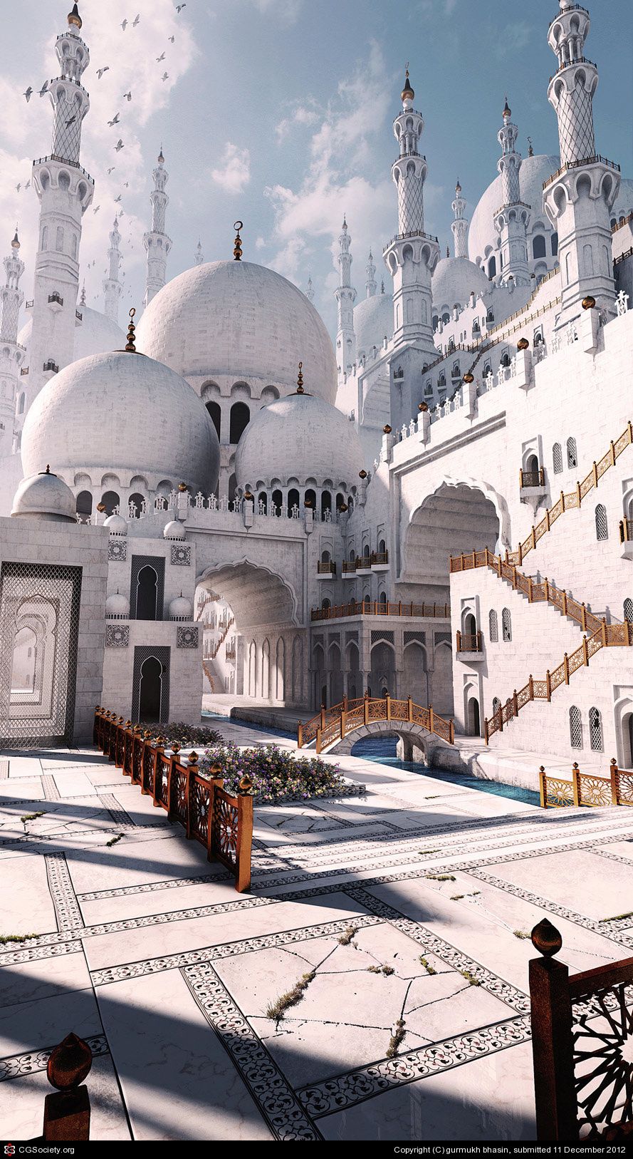White Mosque Istanbul - HD Wallpaper 