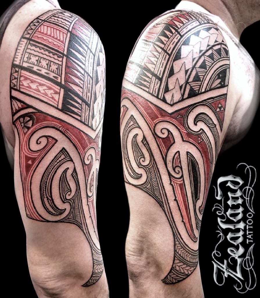 Maori Colour Tattoo - HD Wallpaper 