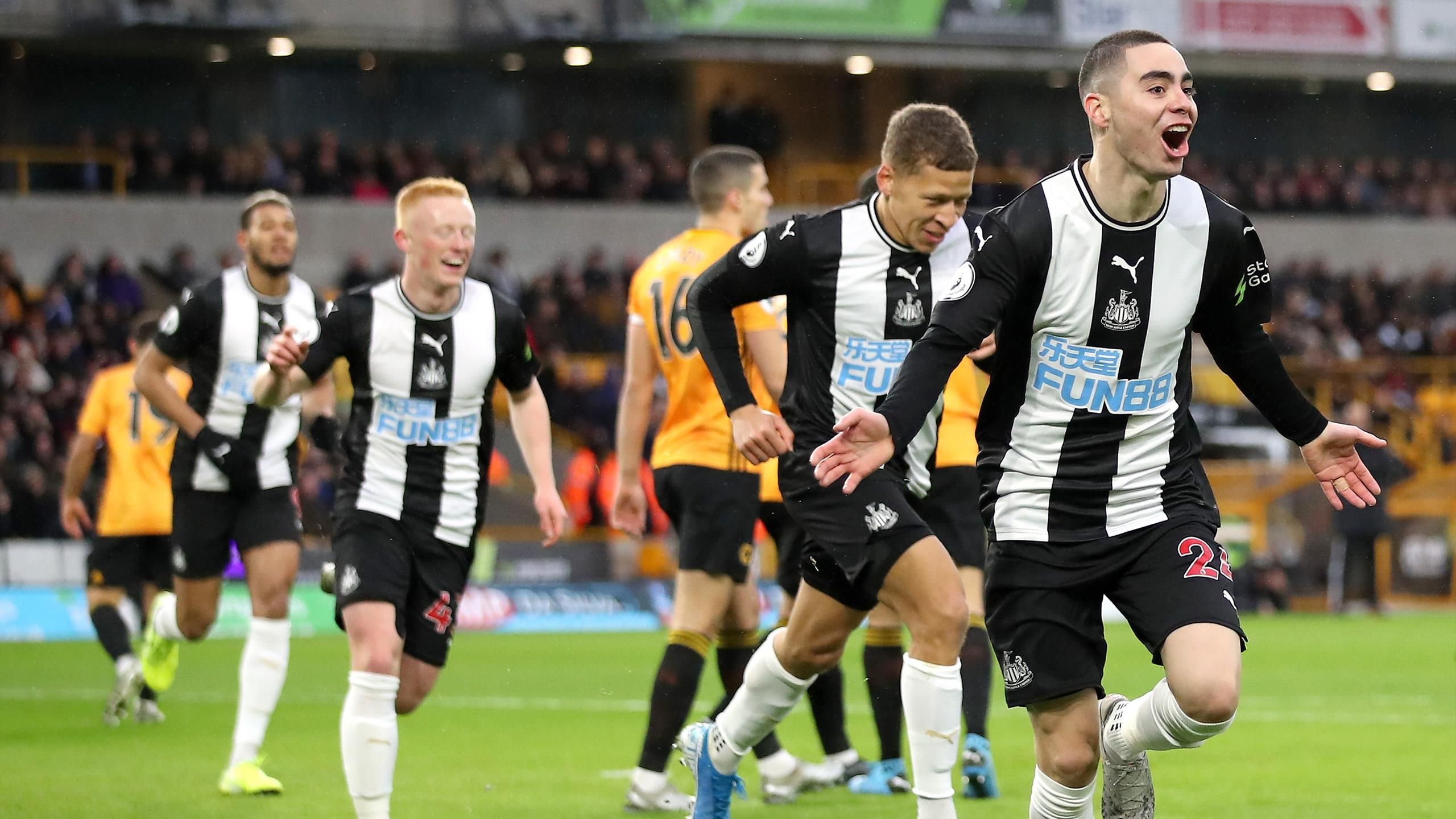 Newcastle Almiron V Wolves - HD Wallpaper 