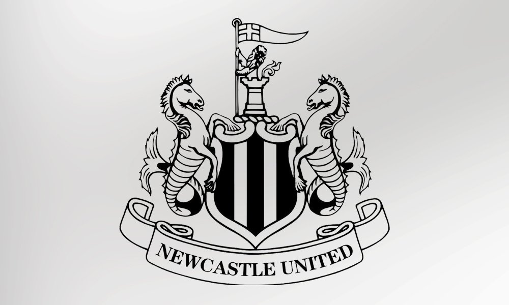 Newcastle United Logo Black And White - HD Wallpaper 