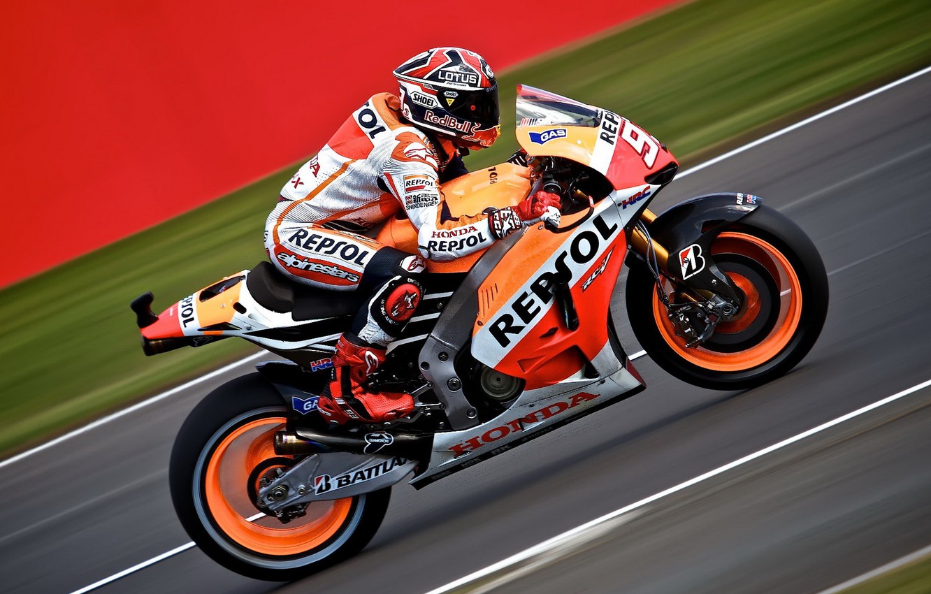 Photo Wallpaper Sport, Marc Marquez, Honda Team - Marc Marquez Background Iphone - HD Wallpaper 