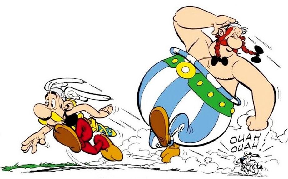 Kartun Asterix Dan Obelix - HD Wallpaper 