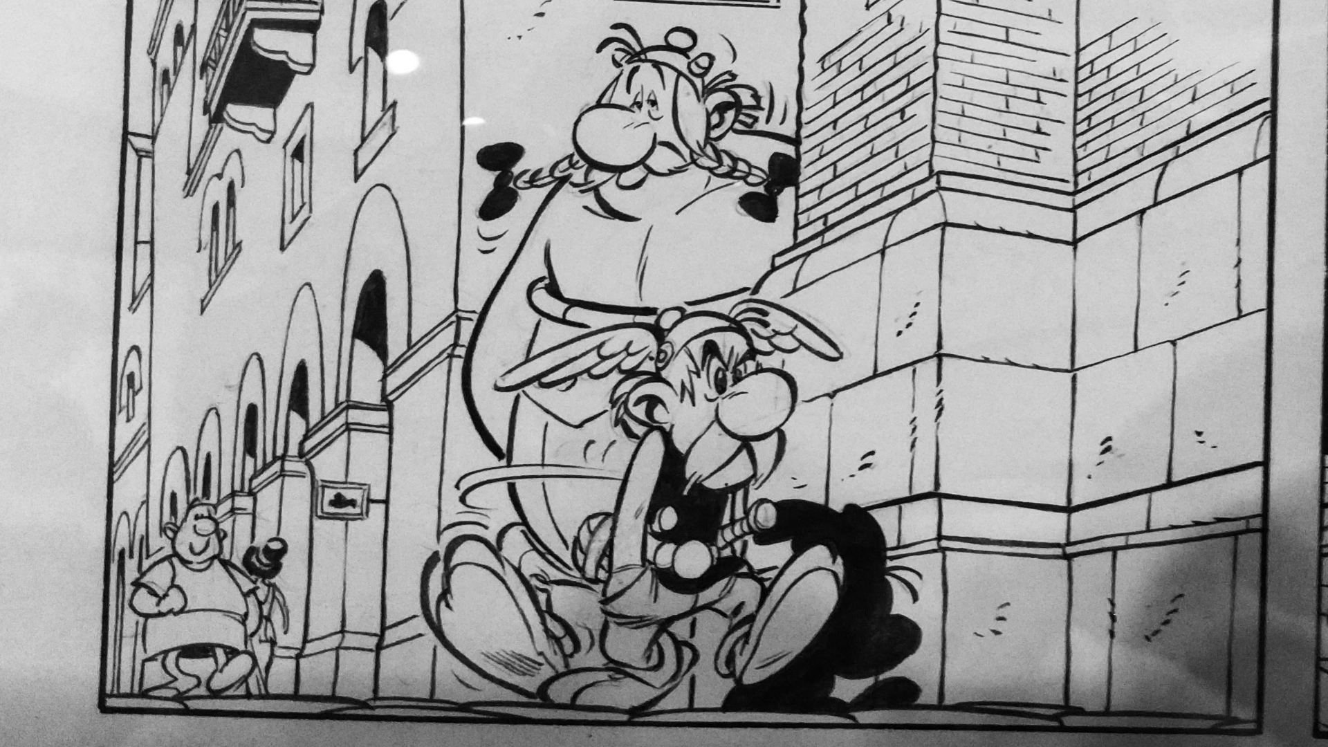 Asterix And Obelix Inking - HD Wallpaper 