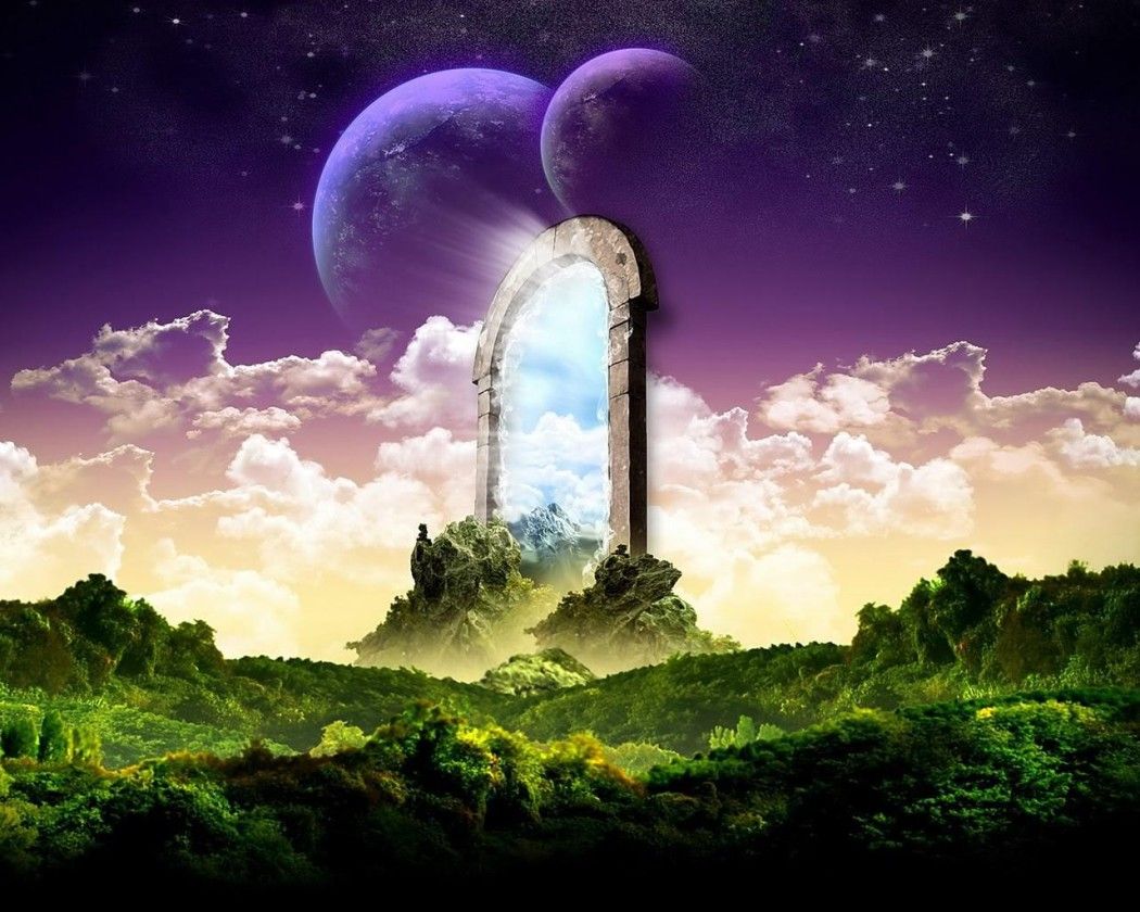 Wallpaper Religi - Universe Door - HD Wallpaper 