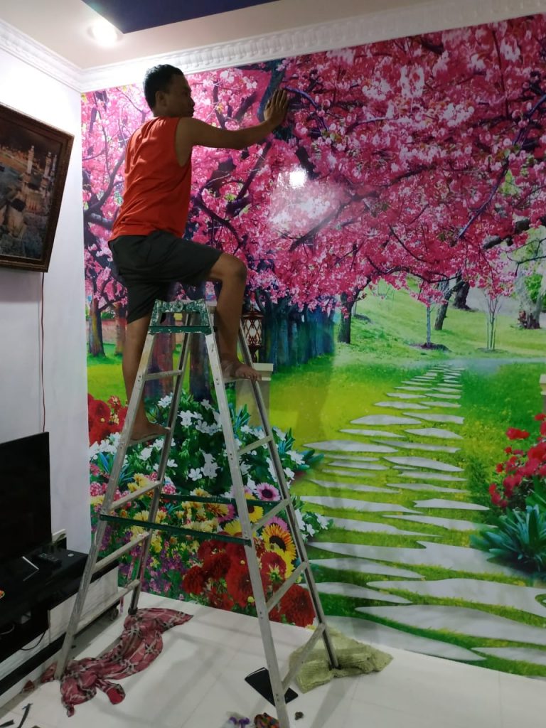 Jasa Pasang Wallpaper Semarang - Cherry Blossom - HD Wallpaper 