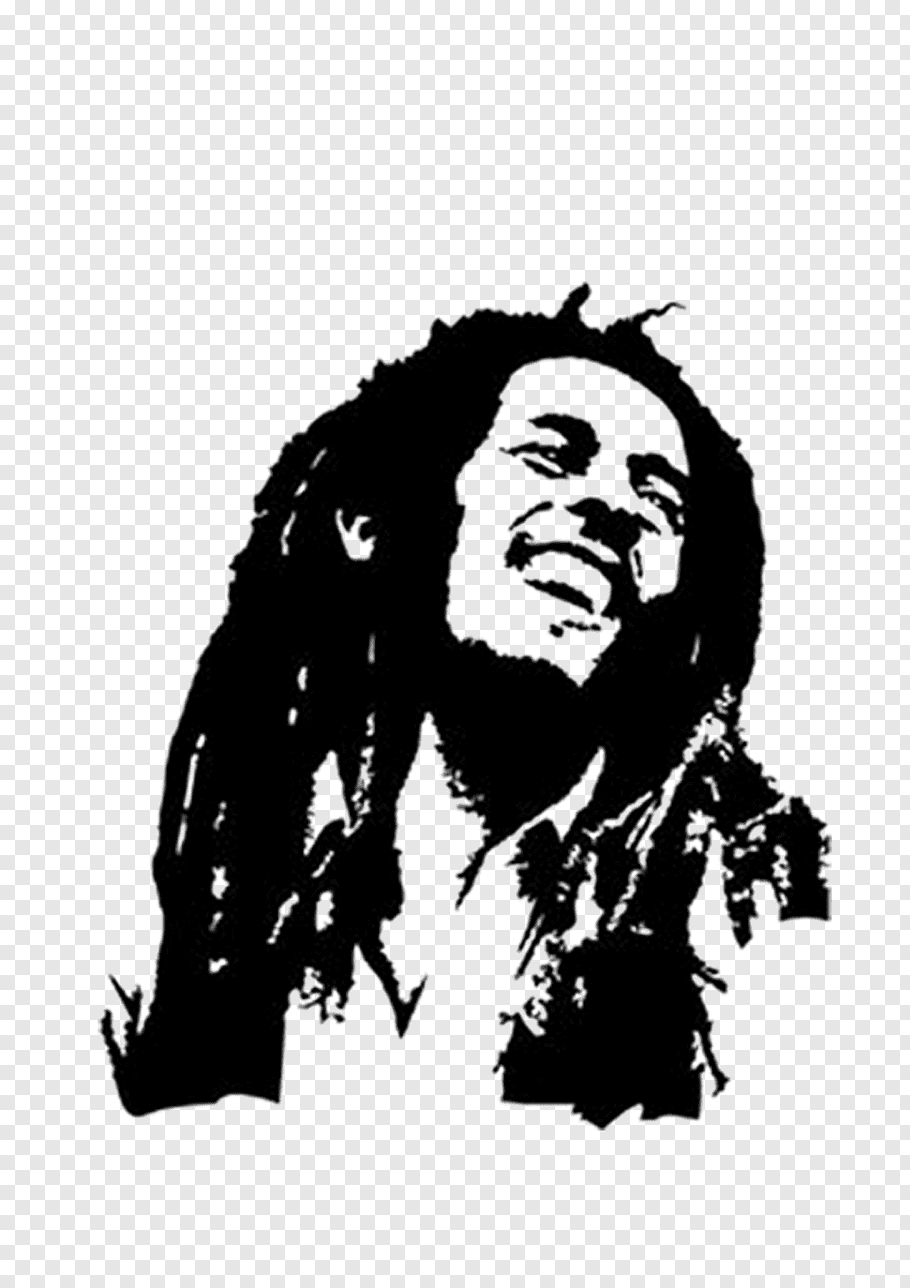 Bob Marley Silhouette - HD Wallpaper 