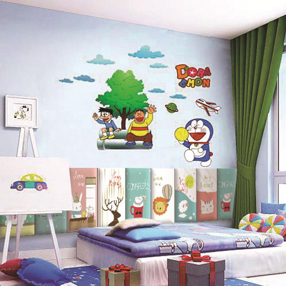 Stiker Dinding Doraemon Besar - HD Wallpaper 