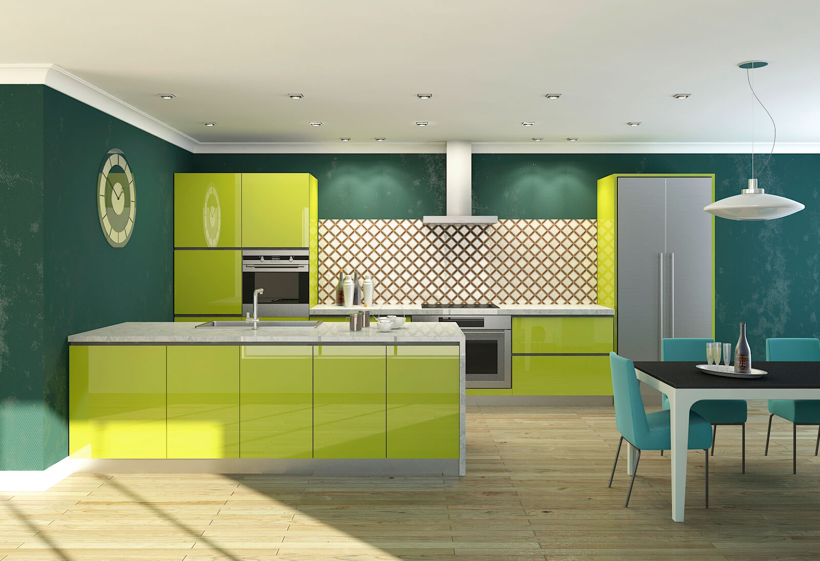 Modern Modular Kitchen Designs - HD Wallpaper 