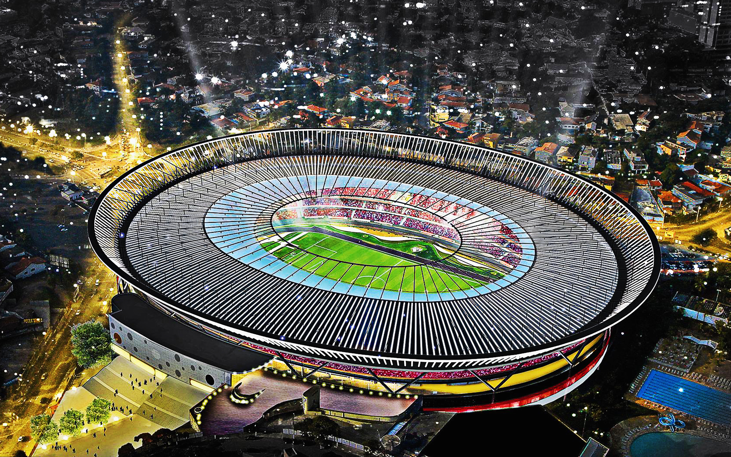 Estadio Do Morumbi Sao Paulo Brazil  2560x1600 Wallpaper  teahub.io