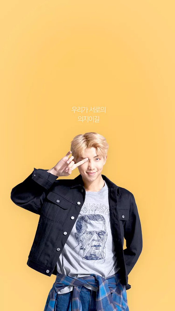 Bts Yellow Aesthetic Rm - HD Wallpaper 