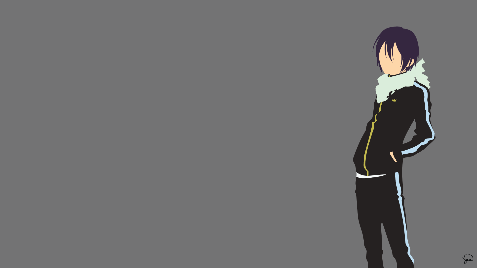 Minimalist Anime Wallpaper Noragami - HD Wallpaper 