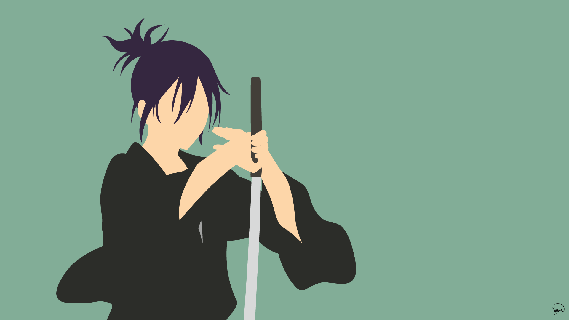 Anime Minimalist Wallpaper Noragami - HD Wallpaper 