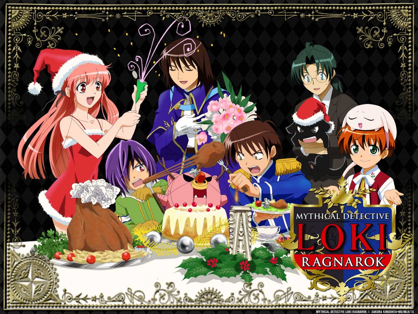 Daidouji Mayura Ecchan Fenrir Frey Higashiyama Kazumi - Mythical Detective Loki Ragnarok Mayura And Narukami - HD Wallpaper 