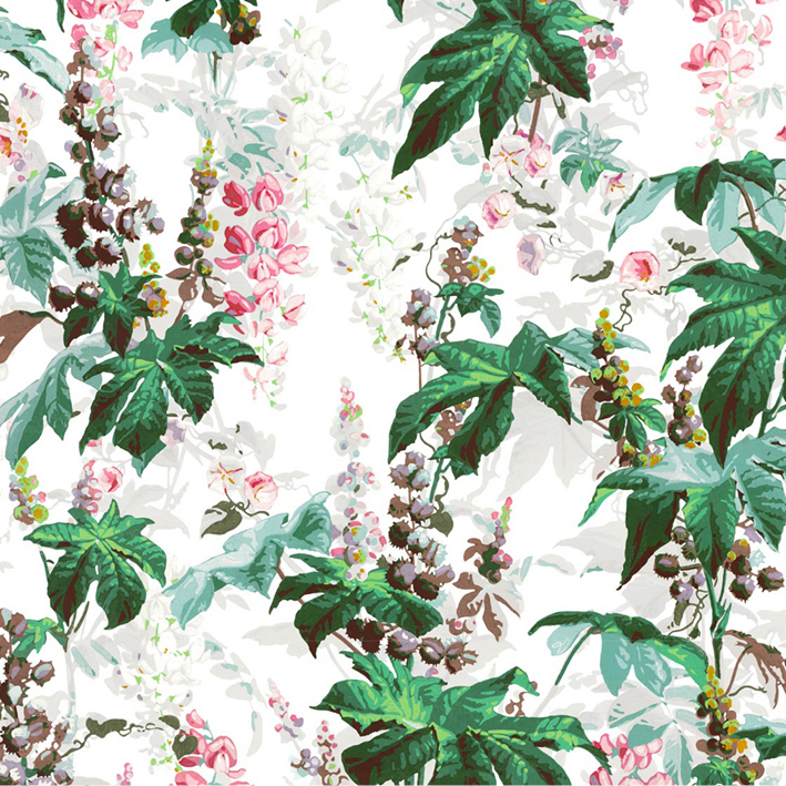 Floral Wallpaper - House Of Hackney Wallpaper Pale - HD Wallpaper 