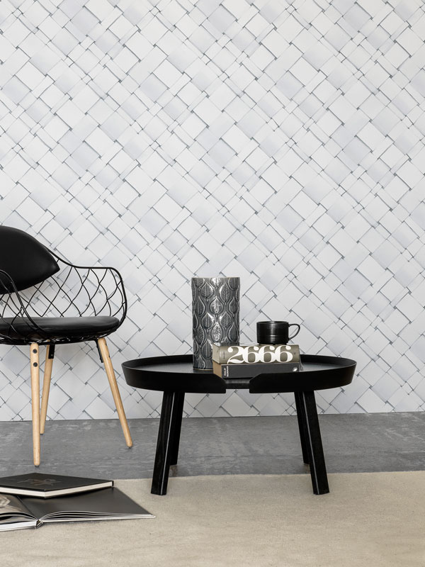 Eco Front Tilted Weave Room Wallpaper - Coffee Table - HD Wallpaper 