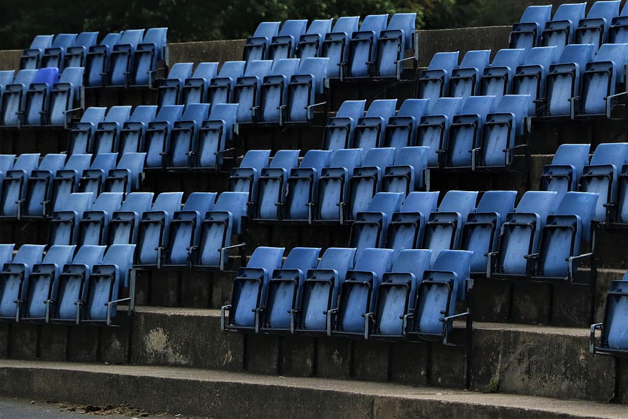 Seats, Stadium, Empty, Grandstand, Viewers, Row Of - Stadium - HD Wallpaper 