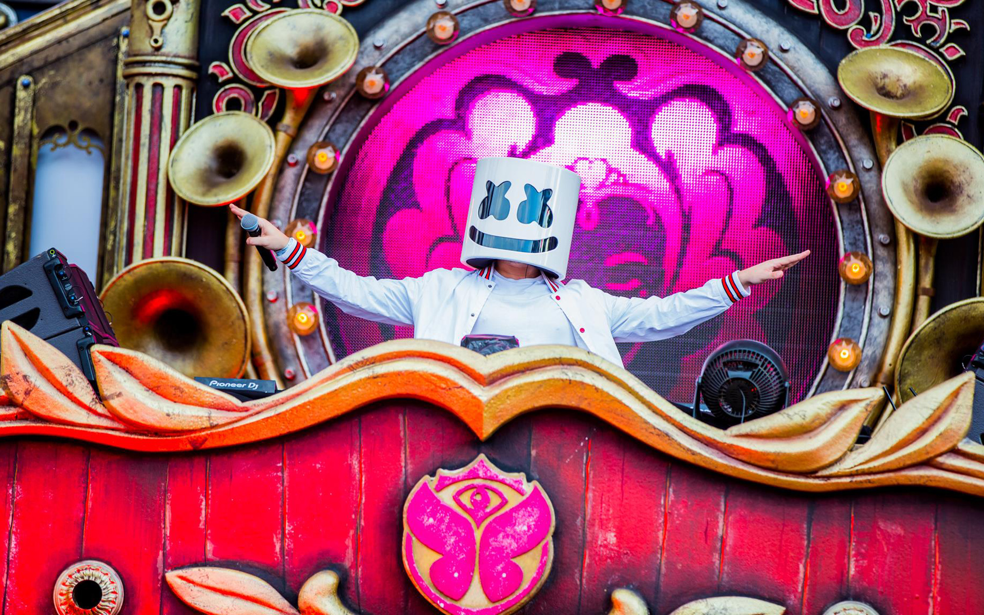 Marshmello, Djs, Tomorrowland, 2017, Superstars, Dj - Tomorrowland - HD Wallpaper 