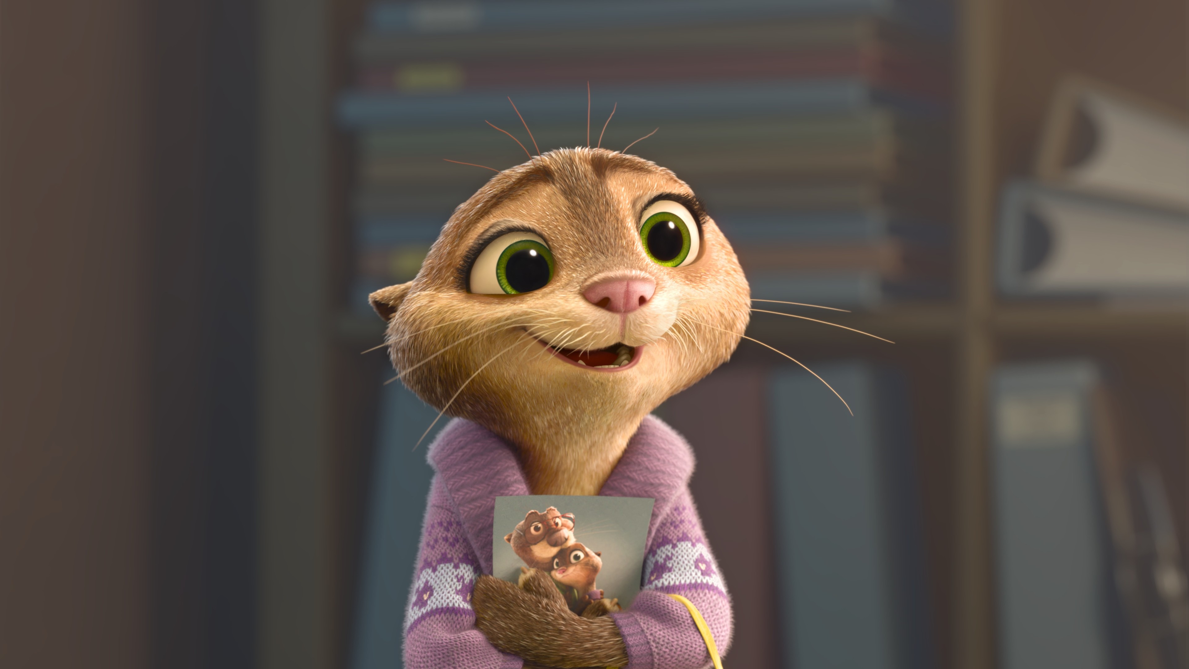Animated Movie Zootopia - Zootopia The Otter - HD Wallpaper 