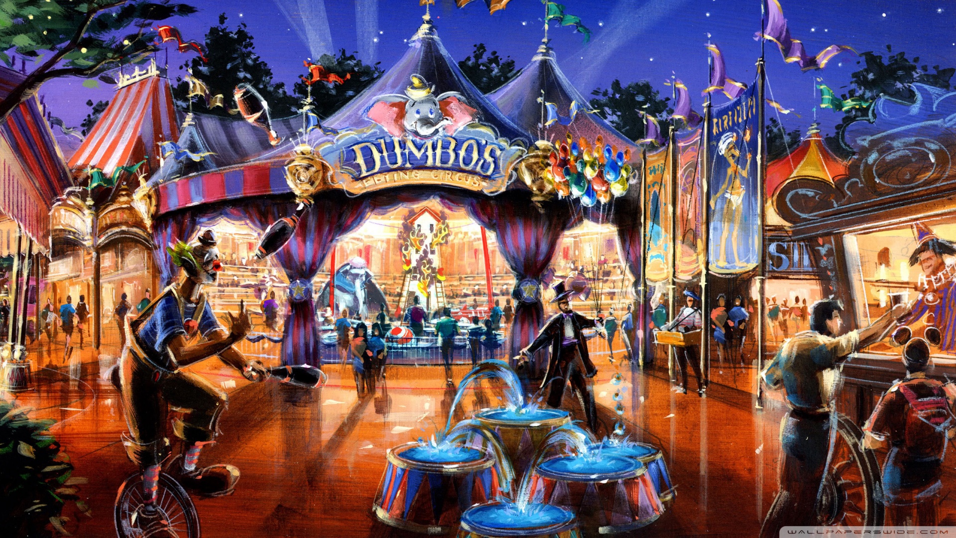 Dumbo In Fantasyland Wallpaper - HD Wallpaper 