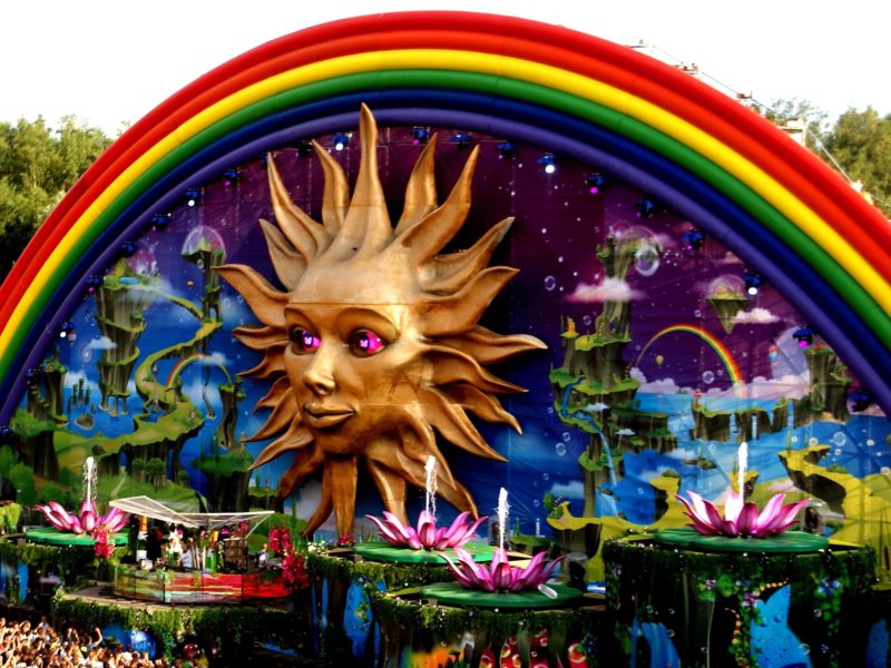 Tomorrowland Artificial Sun - Tomorrowland Stage - HD Wallpaper 