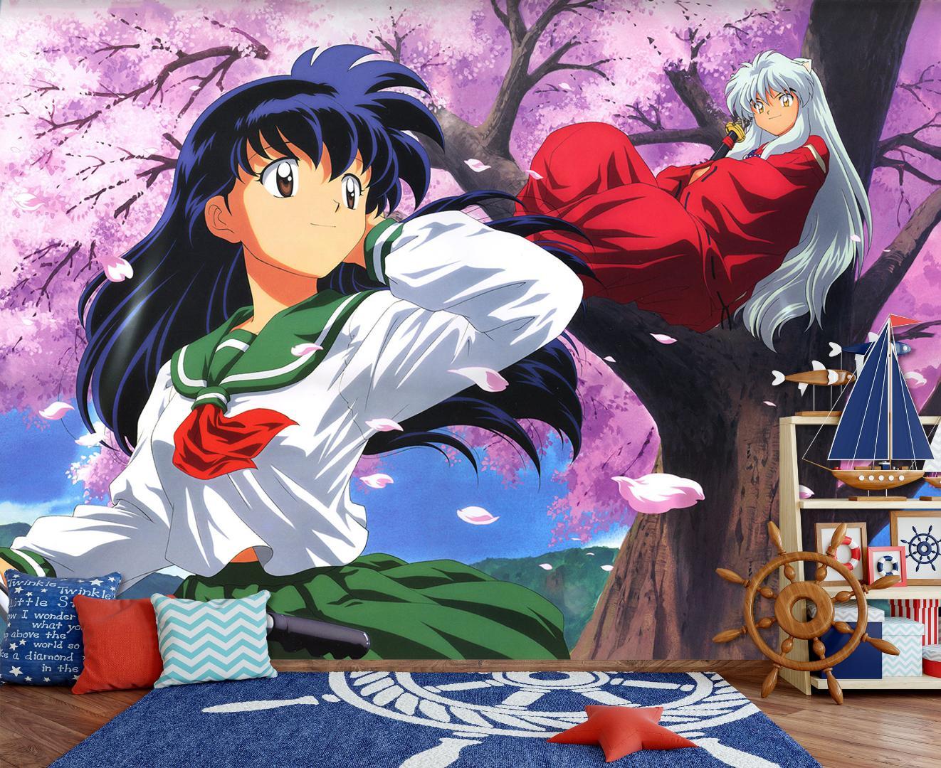 Kagome Higurashi And Inuyasha - HD Wallpaper 