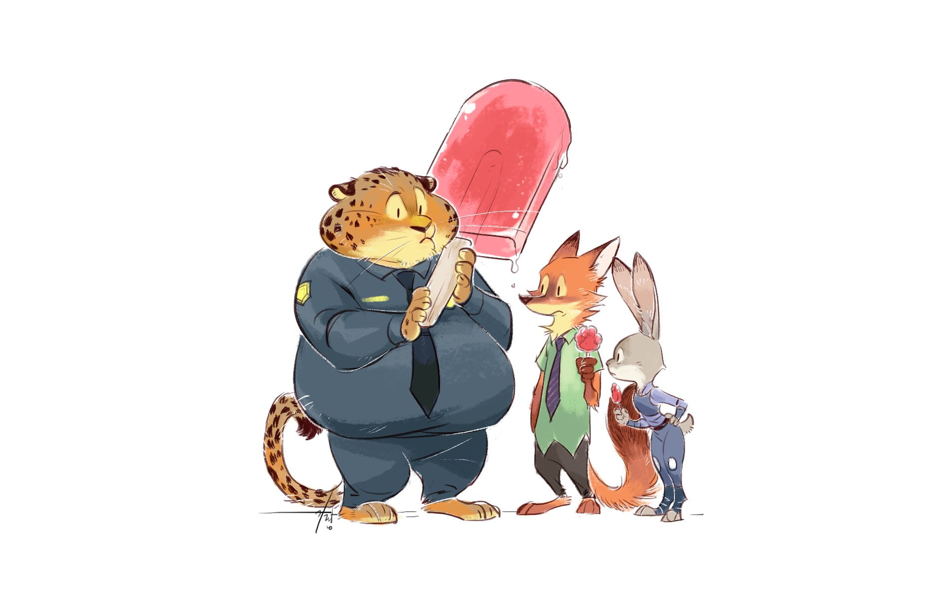 Zootopia Nick X Judy - HD Wallpaper 