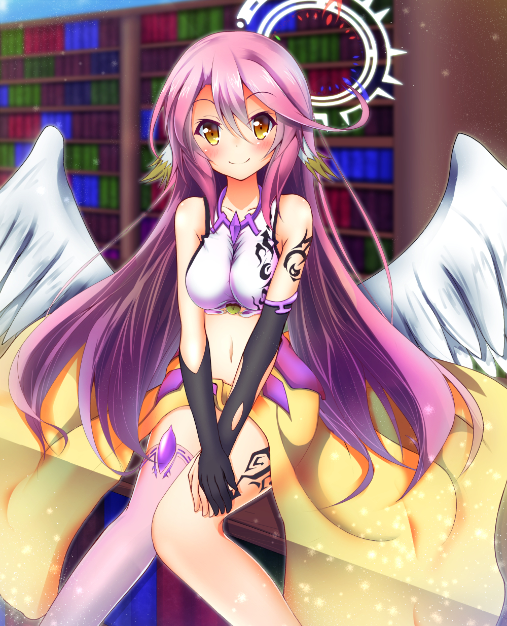 No Game No Life Image No Game No Life Jibril Sexy 1000x1235 Wallpaper Teahub Io