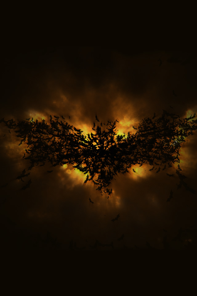 Dark Knight Logo Iphone - HD Wallpaper 