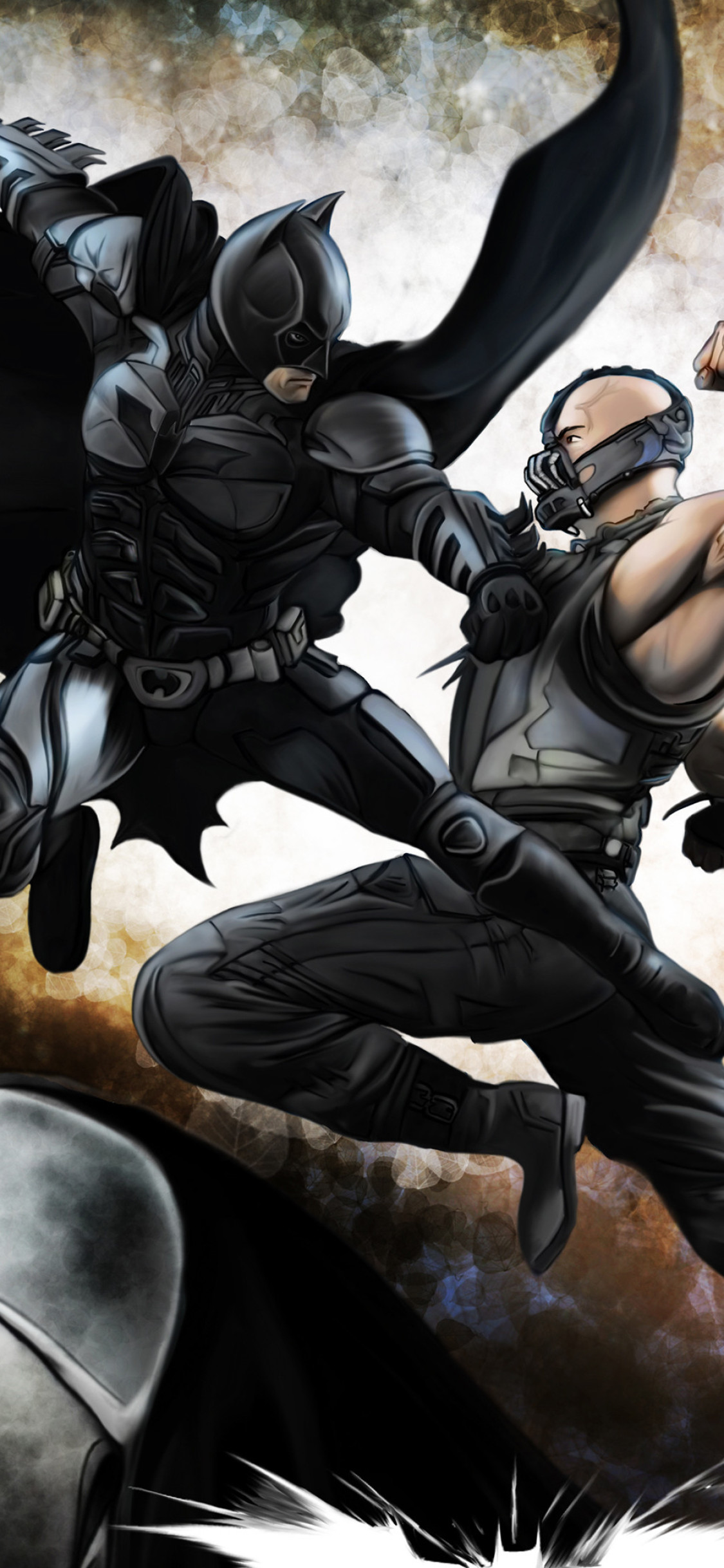 Bane And Batman - HD Wallpaper 