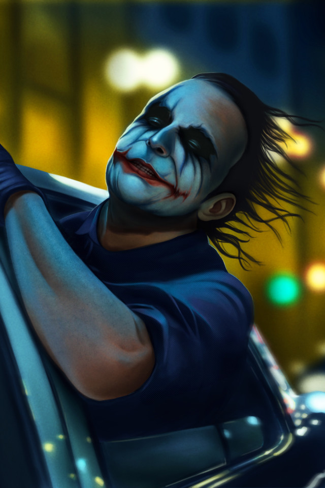Joker Dark Knight 4k - HD Wallpaper 