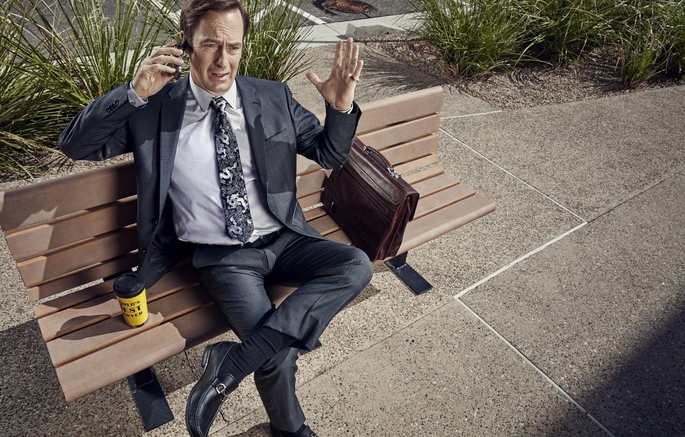 Photo Wallpaper City, Breaking Bad, Man, Leather, Coffee, - New Mexico Better Call Saul - HD Wallpaper 