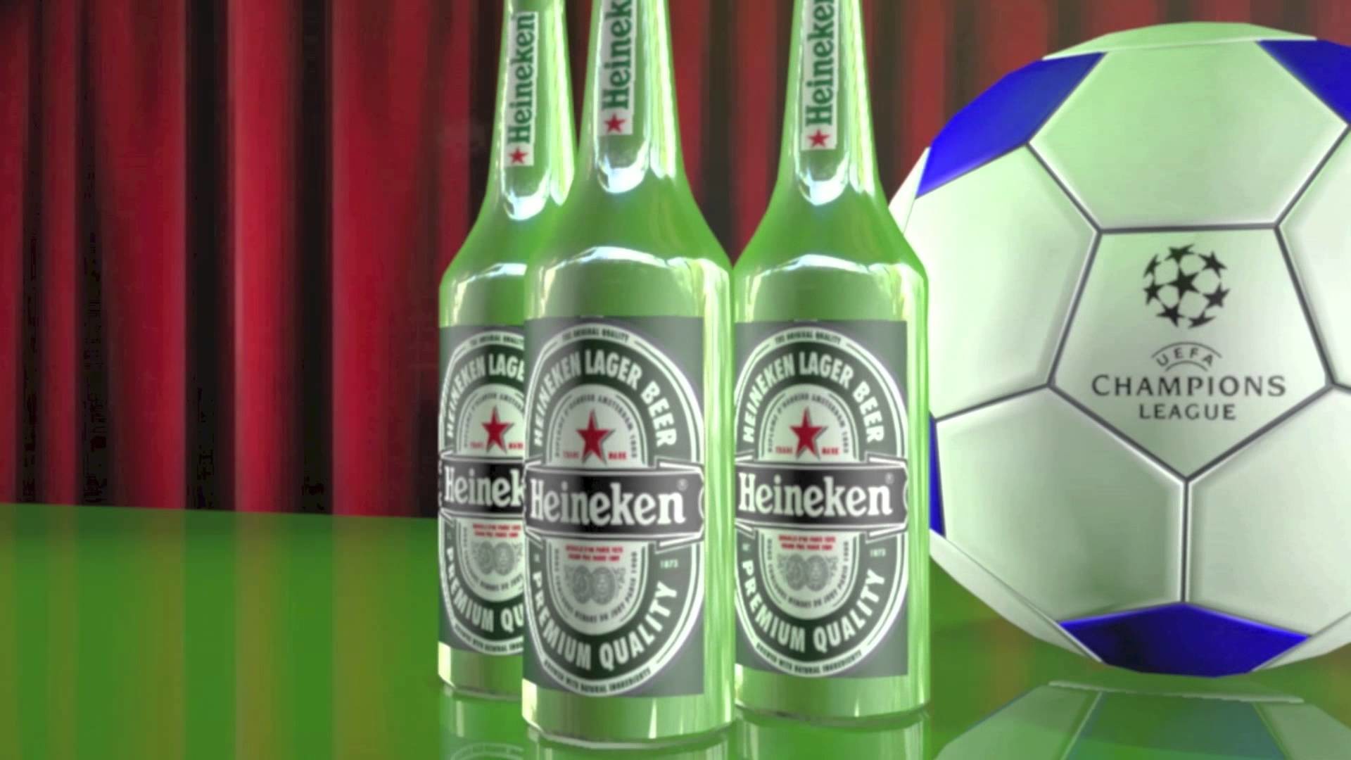 1920x1080, Uefa Champions League Heineken Wallpaper - Alcoholic Beverage - HD Wallpaper 