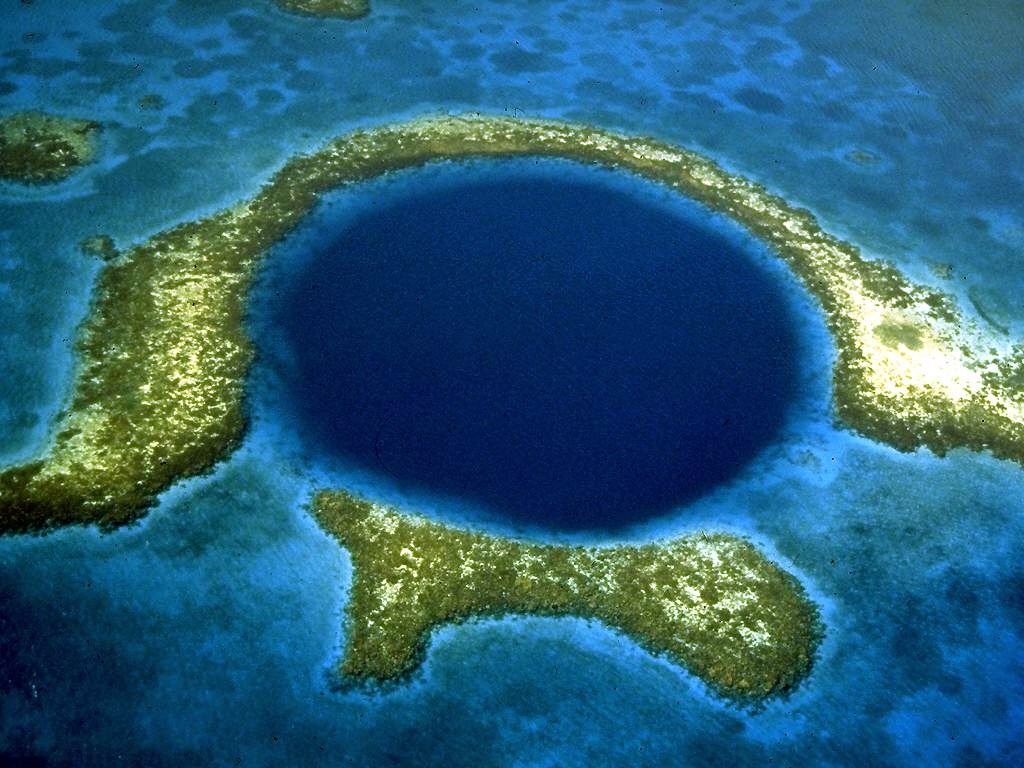 Blue Hole Belize - HD Wallpaper 