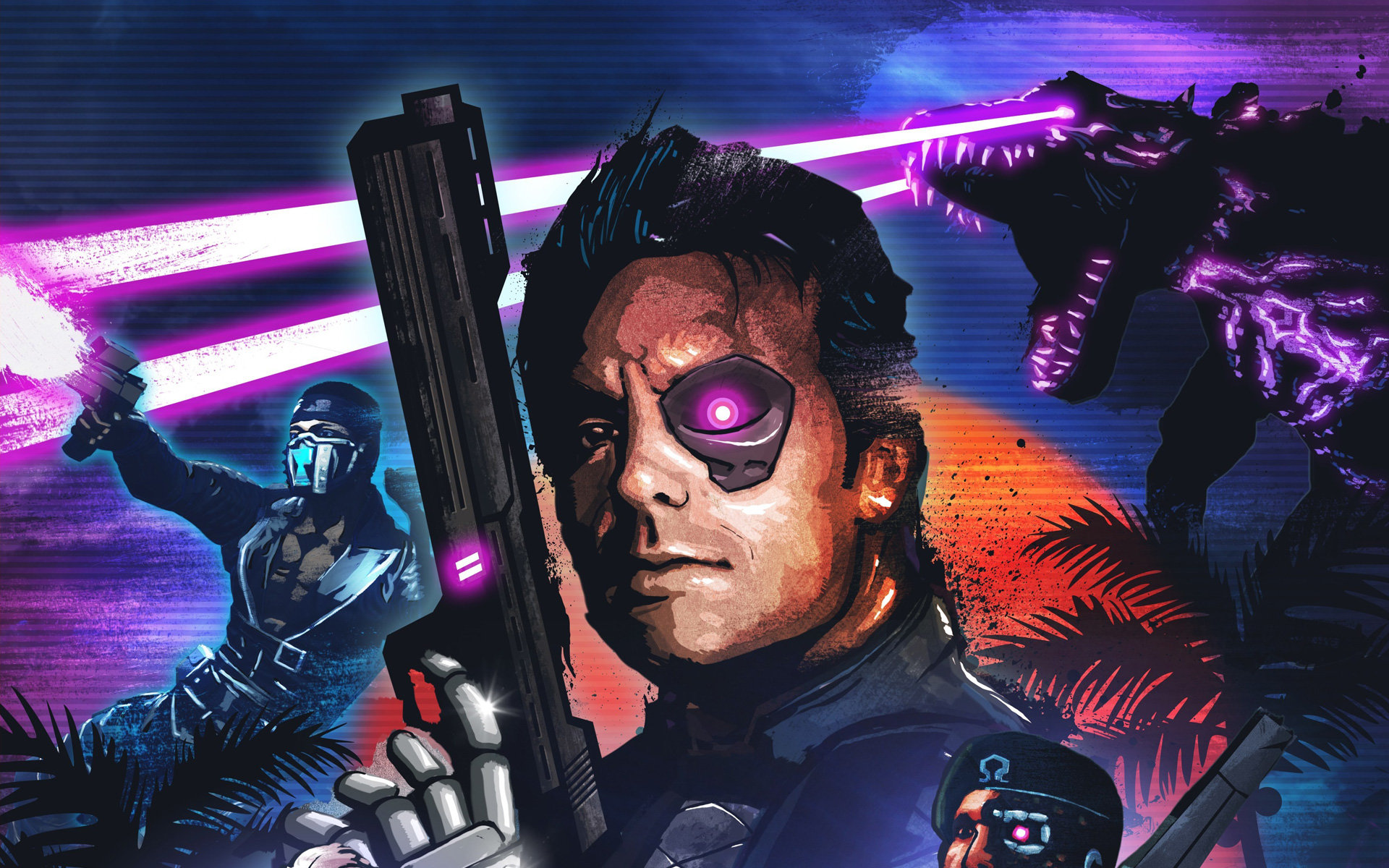 Free Download Far Cry - Far Cry 3 Blood Dragon - HD Wallpaper 