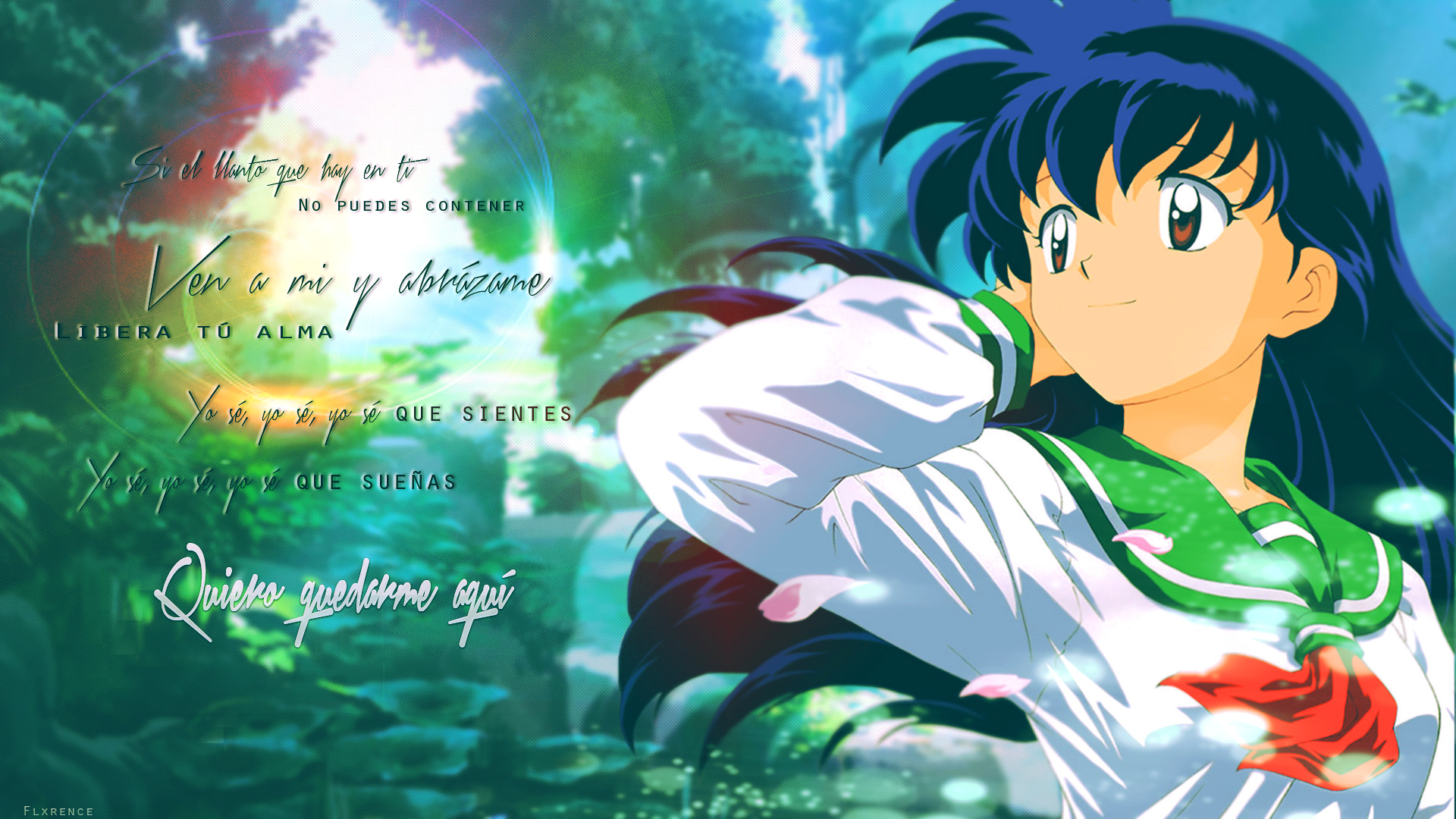 Wallpaper De Kagome Higurashi By Flxrence Wallpaper - Kagome Higurashi Wallpaper Hd - HD Wallpaper 