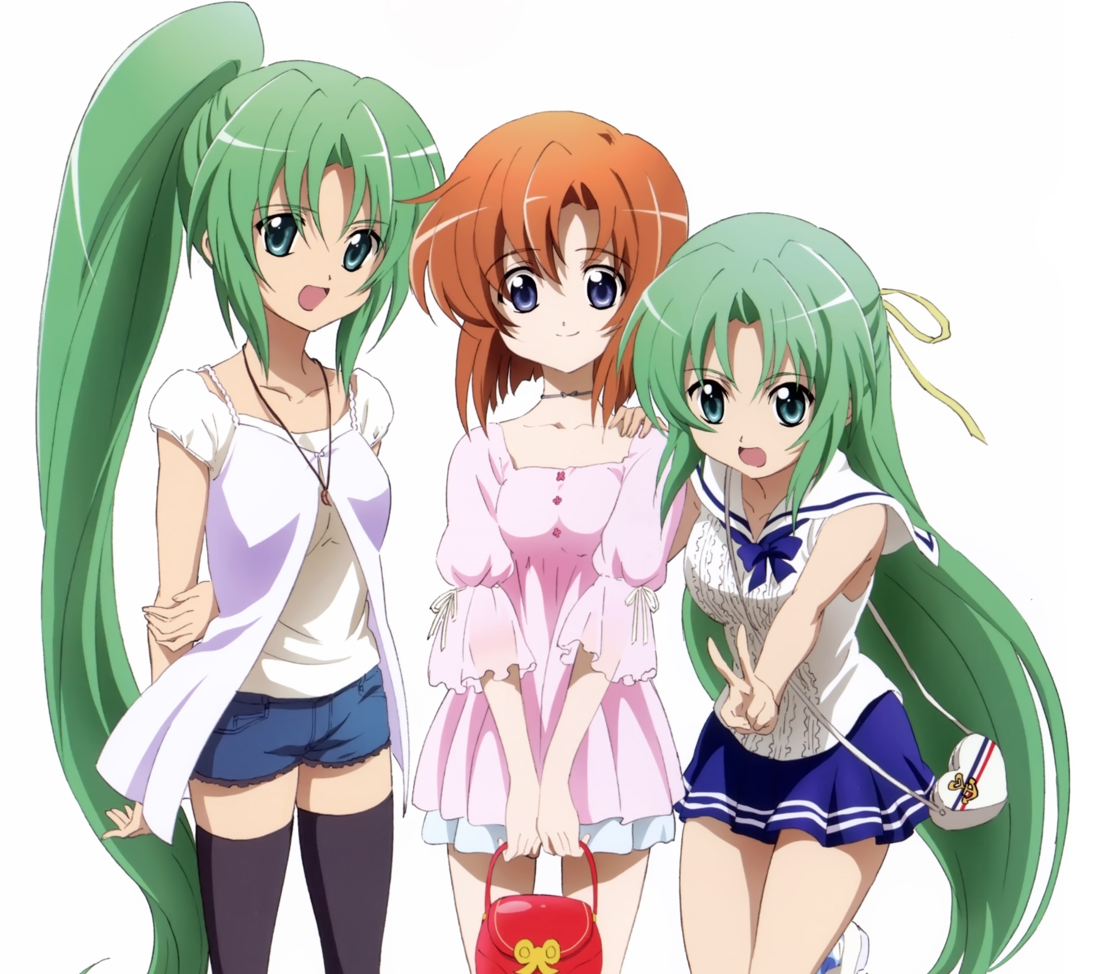 Higurashi Mion And Rena - HD Wallpaper 