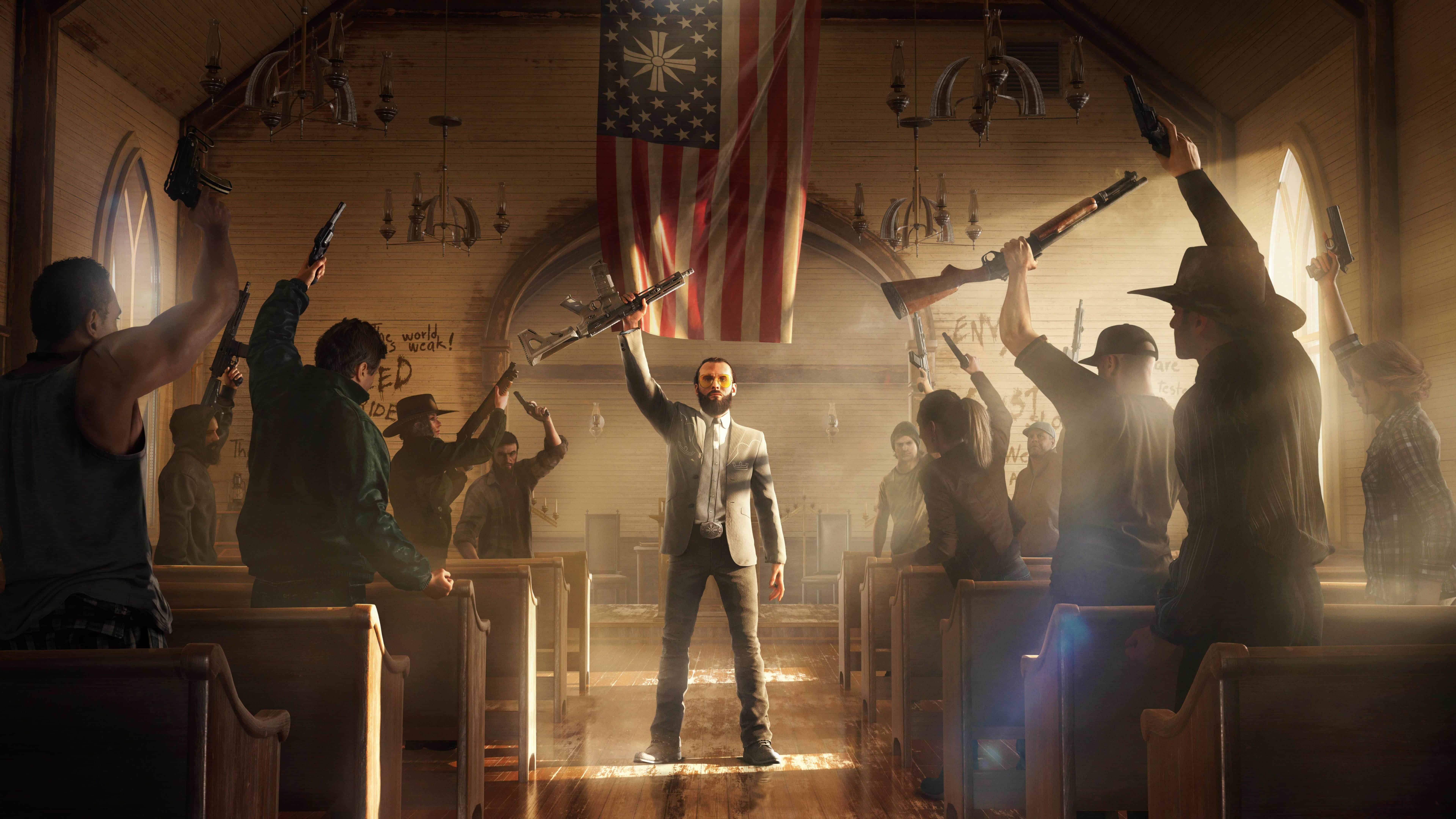 Far Cry 5 2018 Uhd 8k Wallpaper - Far Cry 5 Cult - HD Wallpaper 