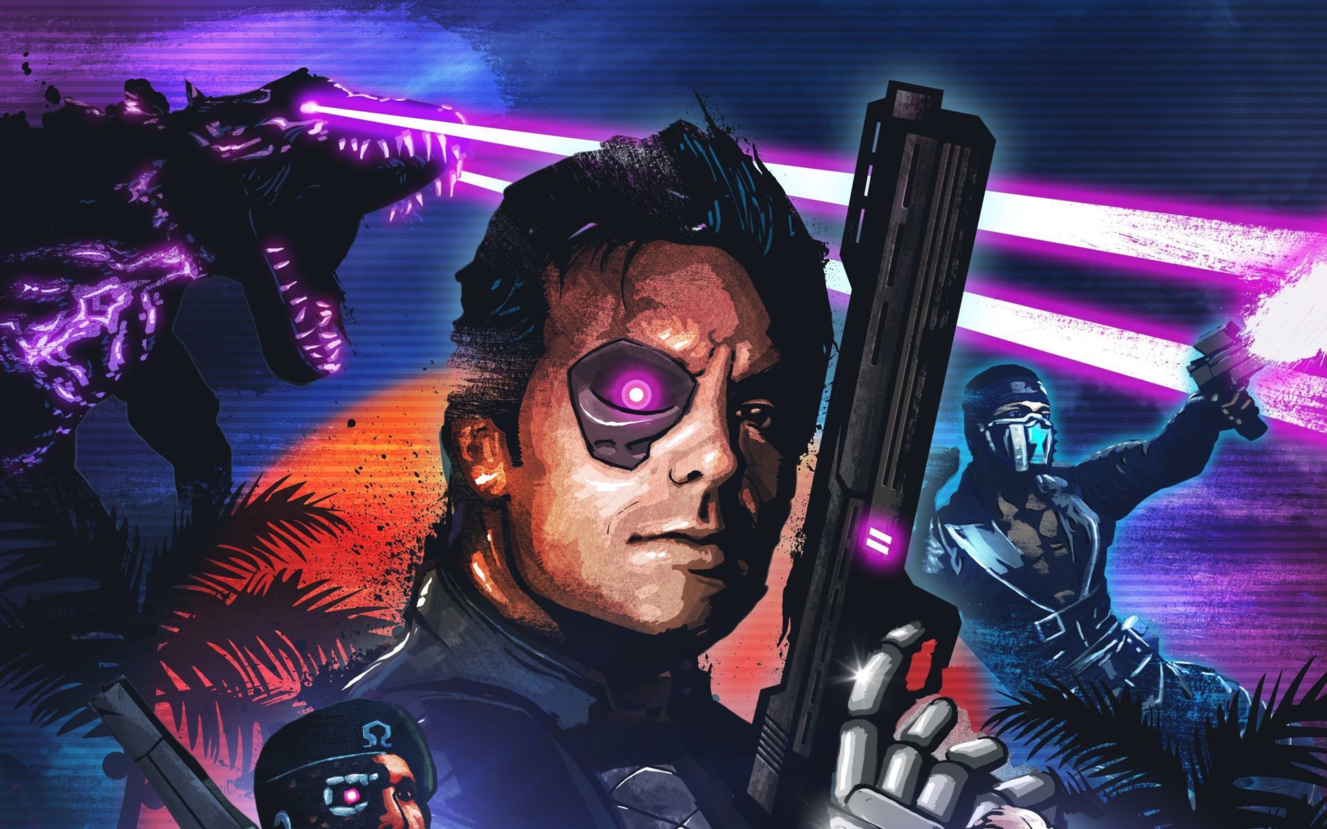 Far Cry Blood Dragon Jump - HD Wallpaper 