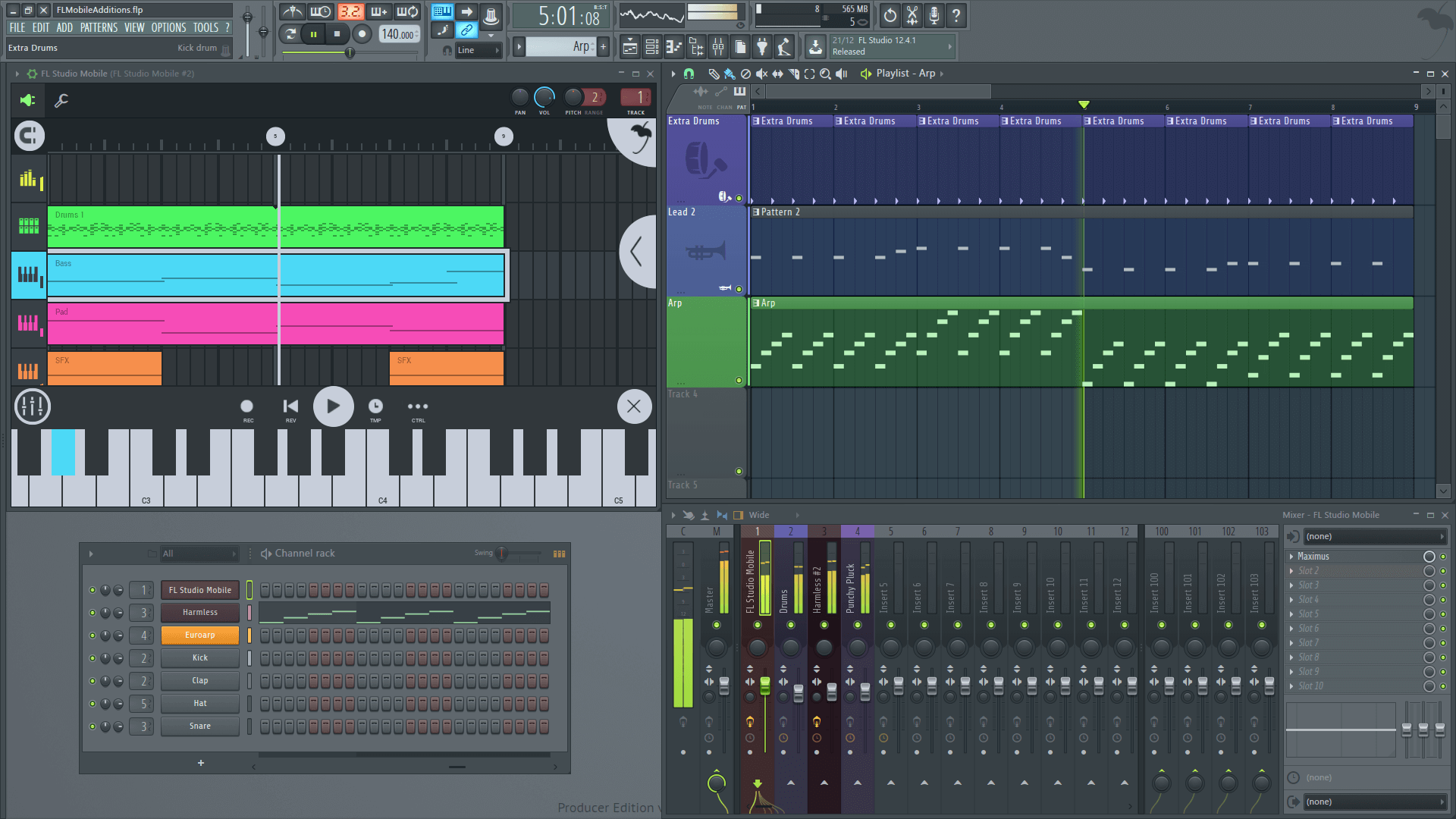 Fl Studio Producer Edition 20.6 0 - HD Wallpaper 