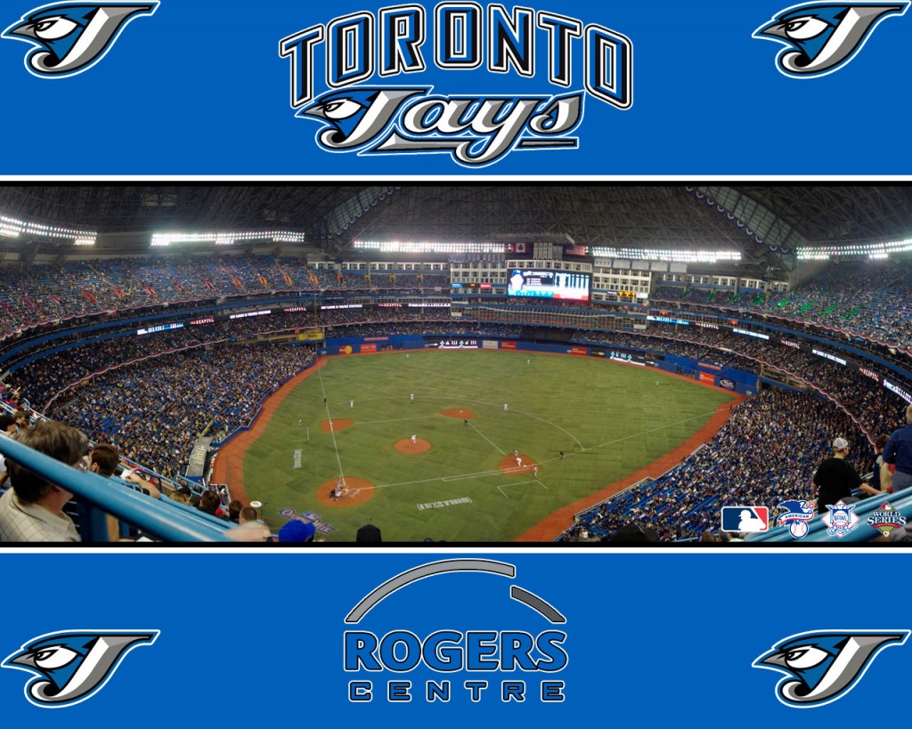 Blue Jays Rogers Centre Chrome Desktop Wallpaper - Toronto Blue Jays - HD Wallpaper 
