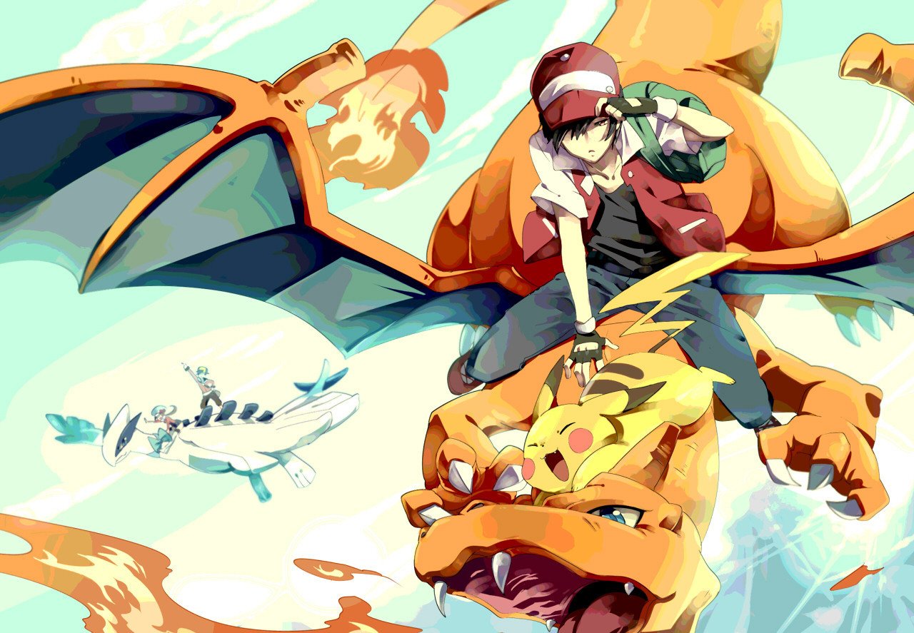 Red Y Charizard Pokemon - HD Wallpaper 