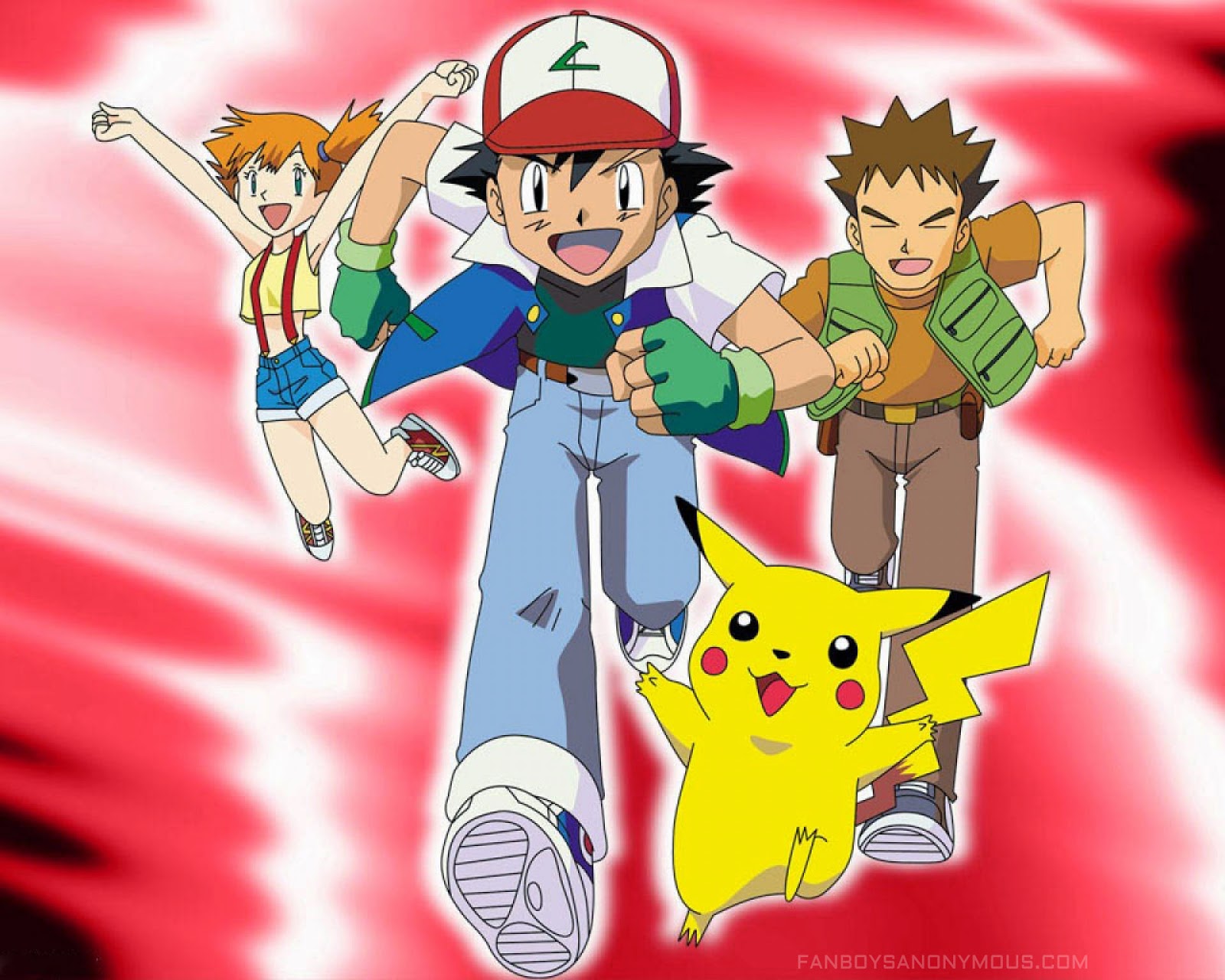 Hq Pokemon Wallpaper Images Of Ash Ketchum Misty And - Pokemon Ash Y Pikachu Png - HD Wallpaper 