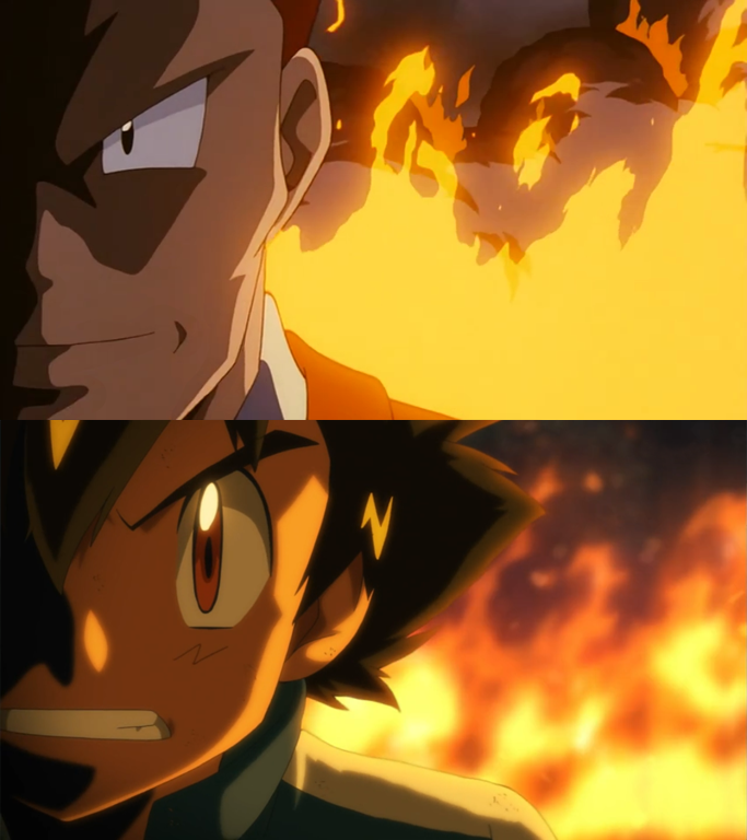 Pokémon Battle Revolution Pokémon Sun And Moon Ash - Pokemon Giovanni And Ash - HD Wallpaper 